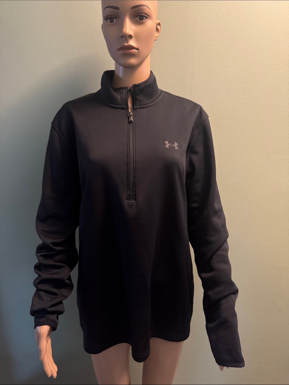 Under Armour Black Half-Zip Performance Pullover